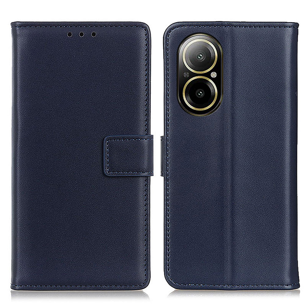 For Realme C67 4G Cell Phone Case Leather Stand Cover with Magnetic Clasp For Realme C67 4G Cell Phone Case Leather Stand Cover with Magnetic Clasp